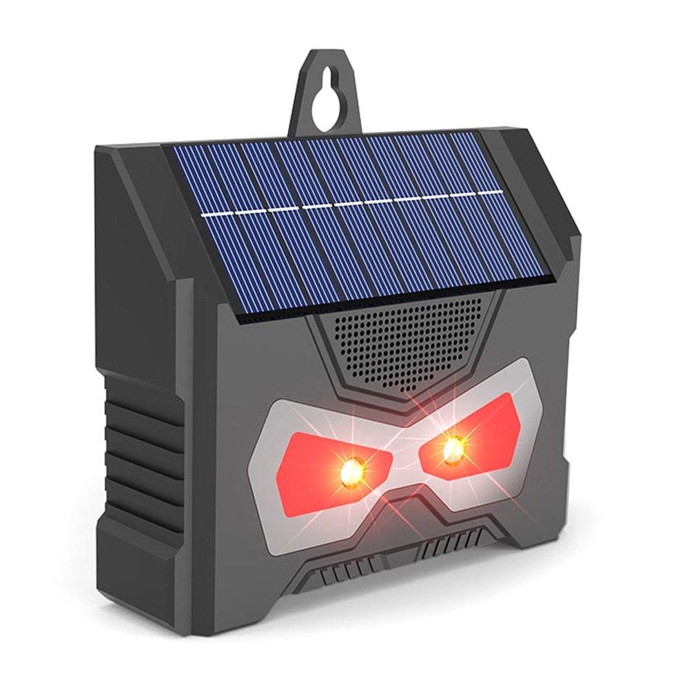 Solar Animal Repellent Tool Waterproof Ultrasonic Raccoon Repeller with LED Flash Lamp  |   Animal Repeller Animal Repeller Animal Repeller