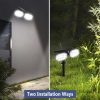 Solar Double Heads Light Outdoor Waterproof LEDs Landscape Lamp  |   Outdoor Lighting Lights & Lighting Outdoor Lighting