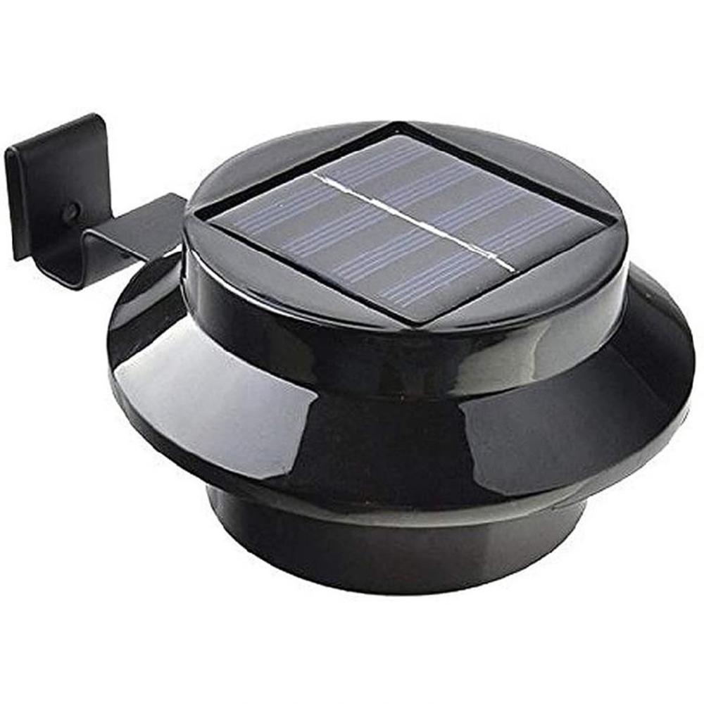 Solar Powered Light Outdoor Waterproof Eaves Light Wall Light Fence Light Solar Rail Guard Light for Courtyard Garden Park  |   Outdoor Lighting Lights & Lighting Black/ White