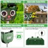 Solar Ultrasonics Pest Repeller Outdoor Weatherproof PIR Sensor Animal Repellent with Flashing LED Light  |   Indoor Lighting Indoor Lighting Black/ Green