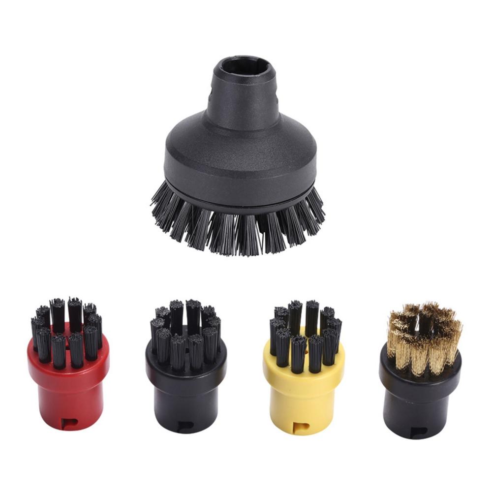 Steam Cleaner Round Brush Set 5 Pcs Steam Cleaners Cleaning Nozzles Attachments Accessories Kit Replacement for Karcher SC1 SC2 SC3 SC4 SC5 SC7 CTK10  |   Home Cleaning Supplies Home Cleaning Supplies Home Cleaning Supplies