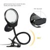 Tomshine LED 3X/10X Magnifier Glass with Clamp Clip Table Light  |   Indoor Lighting Indoor Lighting Black