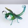 Tooarts Dragonfly Wall Decoration Iron Cartoon Dragonfly Tabletop Decoration Garden or Children’s Room Decor Natural Style Green  |   Metal Crafts Arts & Crafts Green