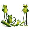 Tooarts Metal Sculpture Mouth-Covered Frog Home Furnishing Articles  Handicrafts  |   Metal Crafts Arts & Crafts Green