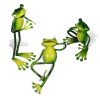 Tooarts Metal Sculpture Mouth-Covered Frog Home Furnishing Articles  Handicrafts  |   Metal Crafts Arts & Crafts Green