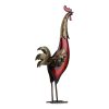 Tooarts Metal sculpture  Multicolor iron rooster  Home furnishing articles  Crafts  |   Metal Crafts Arts & Crafts Metal Crafts