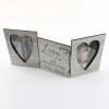 Tri-Fold Hinged Photo Frame Wooden Picture Frame with Plexiglass Board Hinge for Wedding Tabletop Photo Display  |   Convenient Living Appliance Convenient Living Appliance Convenient Living Appliance