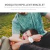 Ultrasonic Mosquito Repellent Bracelets Non-Toxic Deet Free Bug Insect Repellent Bands Electronic Pest Control Band for Kids & Adults  |   Convenient Living Appliance Convenient Living Appliance Black/ White