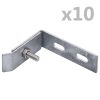 Wall corner connector 10 sets silver  |   Garden Tools Garden Tools Garden Tools