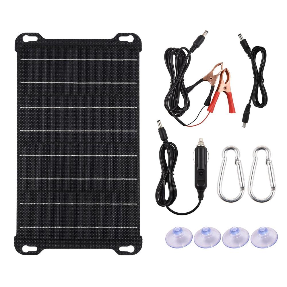 15W ETFE Solar Panel Solar Charger Portable Solar Power Monocrystalline Silicon Solar Module High Efficiency with DC And Dual USB Port  |   Garden Energy Equipment Garden Energy Equipment Garden Energy Equipment