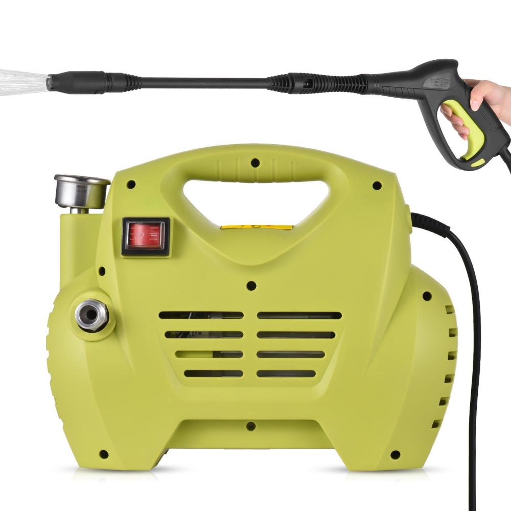 Electric Pressure Washer 1300 PSI Max. Portable High Pressure Power Washer with Adjustable Sprayer IPX5 Waterproof Automatic Induction Motor Car Wash Cleaner Machine for Home Car Driveway Patio Fence  |   Watering Deco & Irrigation Gardening Green