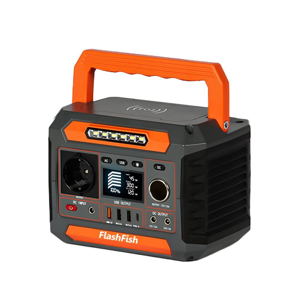 Flashfish P66 Portable Power Station 78000mAh/288Wh Solar Generator 260W Output with DC/AC/Type-C/USB Sockets CPAP  |   Garden Energy Equipment Garden Energy Equipment Garden Energy Equipment