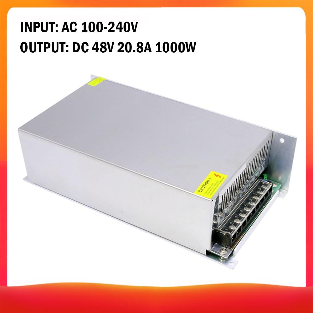 AC 100-240V to DC 48V 20.8A 1000W  Voltage Transformer Regulated Switching  |   LED Lighting Accessories